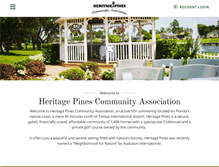 Tablet Screenshot of heritagepines.net
